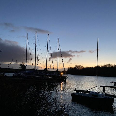 Werft Hooksiel Abendstimmung 2